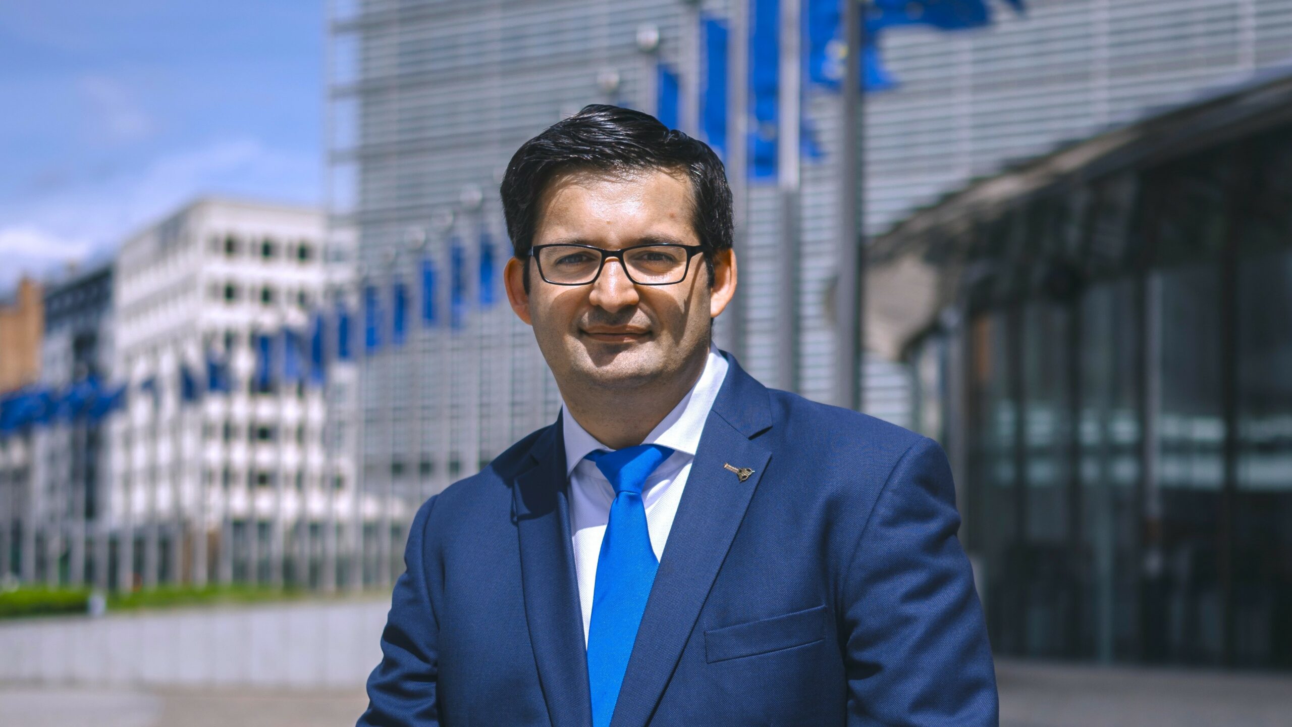 Portrait of Frederic Baldan, Belgian lobbyist to the EU, on 18.06.2023 in Brussels. He has sued Ursula von der Leyen. © copyright CEBiz SA